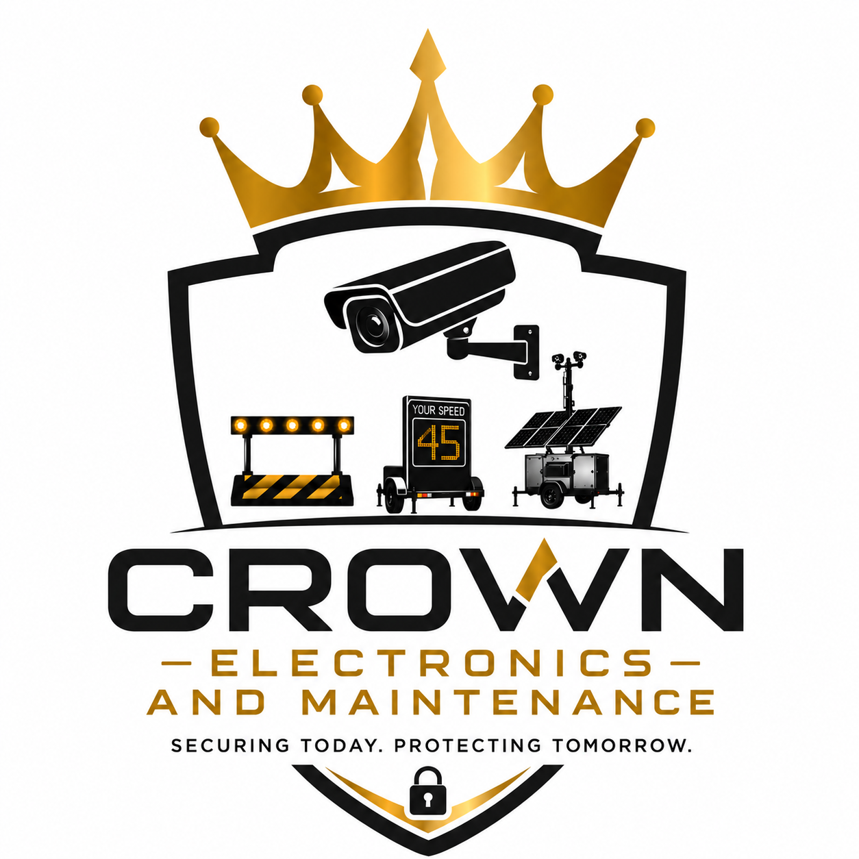 Crown Electronics And Maintenance Logo